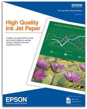 Epson America - Paper Inkjet 8.5x11 100SH