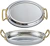 COUEMT Stainless Steel Paella Pan - Uncoated, Double-Handled Cookware for Beginners, Camping, Meals & Gatherings #3
