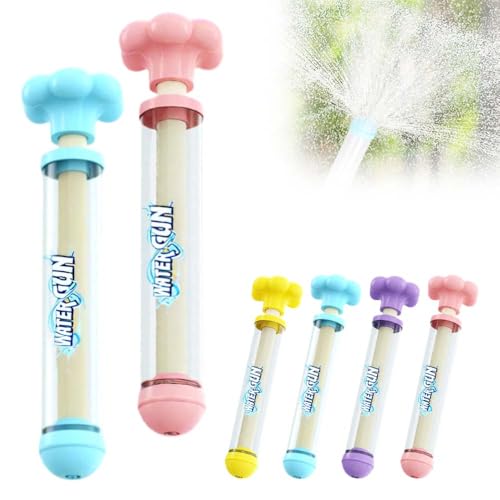 2026 Neu Wasserpistole 4 Pcs Fireworks Water Gun Wasserspielzeug Kinder Outdoor Romantische Feuerwerk Water Squirter Outdoor Spielzeug zum Baden Pool Party (D)