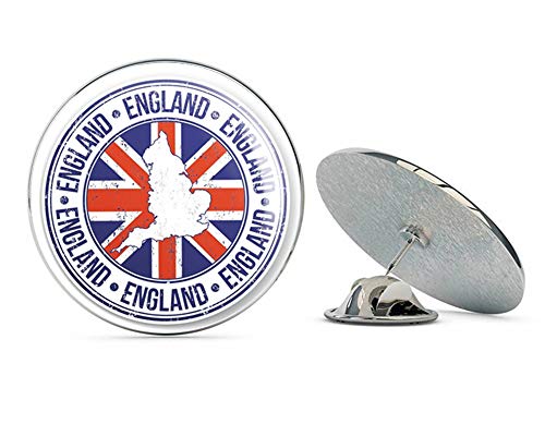 England Britain Round Metal 0.75