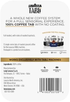 Lavazza Super Crema Espresso Tabs for Tablì Machines, Medium Roast (48 ct) - 3