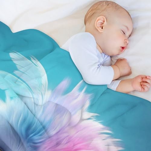 Couverture oiseau 3D anti-froid plaid flannel doux et moelleux pour l'hiver - 5