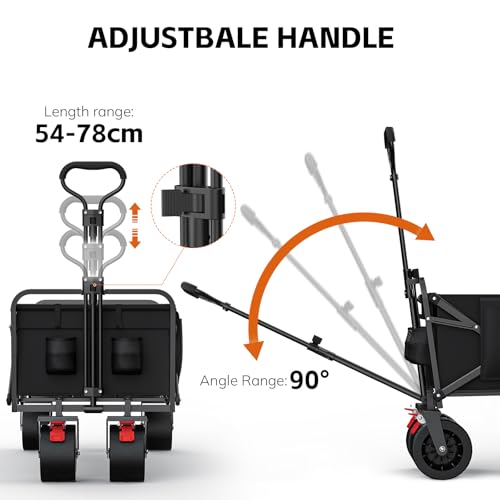 Carro plegable morpilot resistente para transportar 330 libras 4