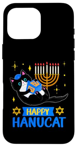 Happy HANUCAT �q���p �t�@�j�[�n�k�J�L ���m���[ ���̎q�p �X�}�z�P�[�X iPhone 16 Pro Max �p