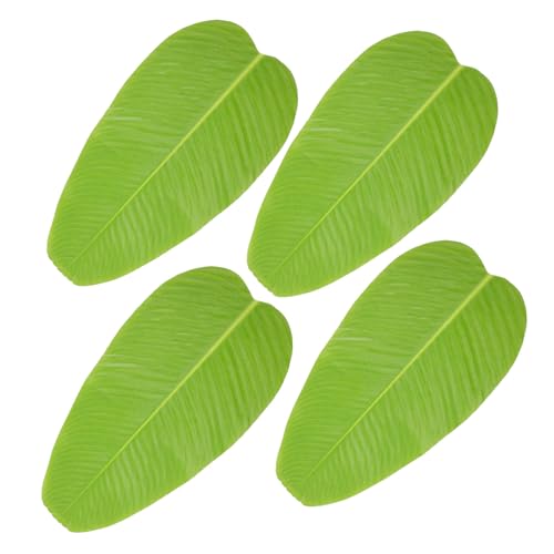 MAGICLULU Hoja De Plátano Manteles Artificiales Plantas De Cactus Luau Decoración Plantas Suculentas Artificial Cactus Falso Plantas Al Aire Libre Banana Decoración De Mesa Plantas