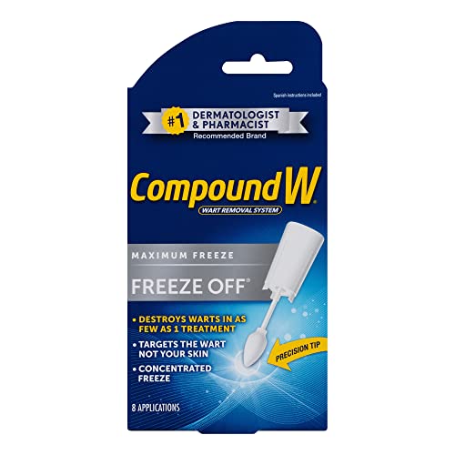 Compound W Freeze Off Remover, 8 Applications, White, 1 Count #TOP15
