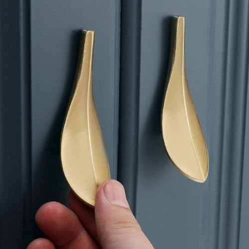 Boutons de feuille d'or haut de gamme pour buffet et dressing