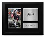 HWC Trading Kimi Antonelli Mercedes Gifts Printed Signed Autograph Picture for F1 Formula 1 Racing Fans - US Letter Framed