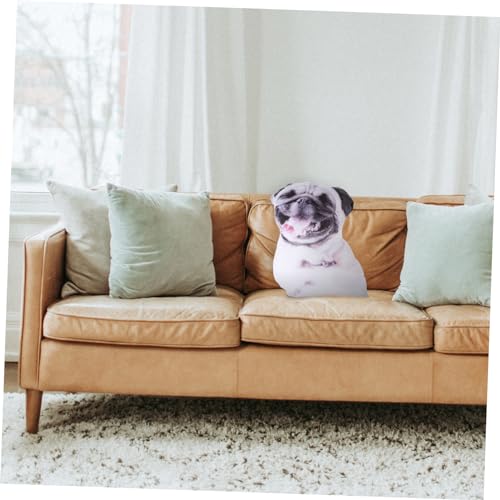Zerodeko Hundeform Kuschelkissen Für Zuhause Für Sofa Wohnzimmer Schlafzimmer Hübsches Kissen in Hundekonfiguration Gefülltes Dekokissen Für Gemütliche Stunden