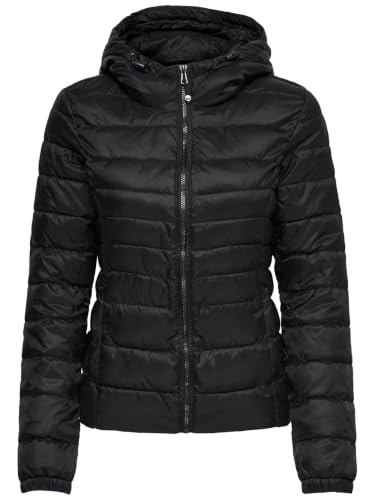 ONLY NOS Femme Onltahoe Hood Jacket Otw Noos Blouson, Noir (Black), S EU
