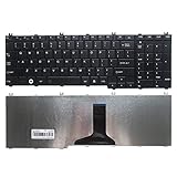 Keyboard Replacement for Toshiba Satellite - C650 C650D C655 C655D C660 C660D C665 C665D L550 L550 L650 L650D L655 L655D L670 L670 L750 L750 L755 B350 US Layout