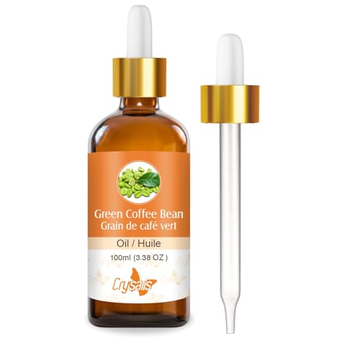 Image of Crysalis Green Coffee Bean Oil 100 ml (3.38 fl oz) - Lightweight Botanical Oil for Skincare, Serums & DIY Formulations