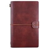 Burmirox Carnet De Voyage En Cuir 20 X 12 cm - Journal De Voyage Rechargeable Parfait...