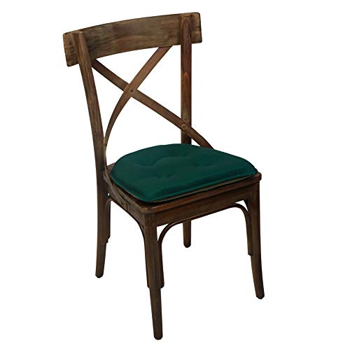 Klear Vu Twill Gripper Non-Slip Chairpad, Set Of 4, 4 Count (Pack Of 1), Hunter Green #TOP1