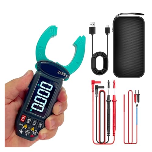 Pinza Amperimétrica para Detección de Corriente de Fuga 0.1mA True RMS 60A Voltaje AC y DC miniatura 2