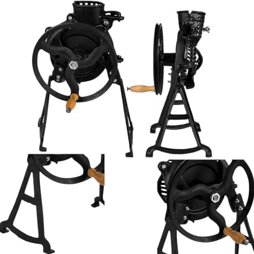 Heavy Duty Manual Corn Thresher, 40-60kg/h Corn Sheller with Wooden Handle, 98% Threshing Rate, Efficient Corn Stripping Machine, Durable Corn Shucker Tool