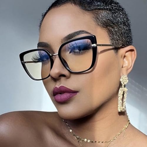 Lunettes rétro bicolore œil de chat : l'accessoire tendance du quotidien - 2