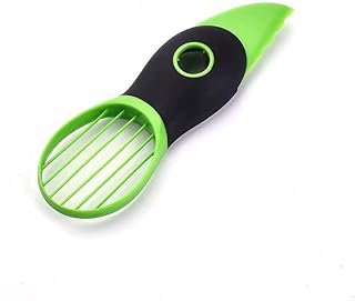 SOVYOULIVE Avocado Slicer, Corer, and Paring Knife Combo: 3-in-1 Tool - Dishwasher Safe & Heavy Duty, Small, Green