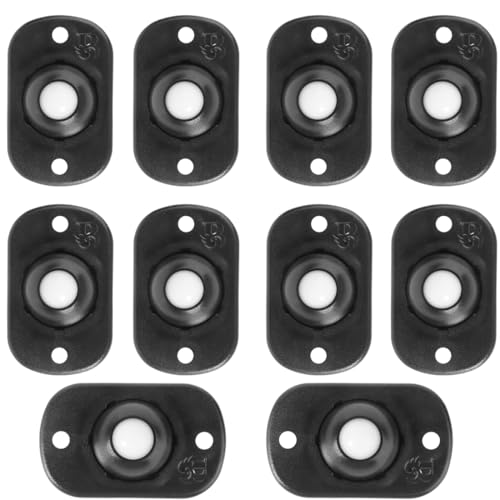 KOLZEMV 10 Piezas Ruedas Deslizantes para Muebles Pesados   Carga 200kg, Mini Adhesivas Giratorias para Mover y Mesa de Centro