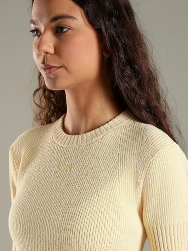 Image of Regular fit Polyester Crew Neck Pullover