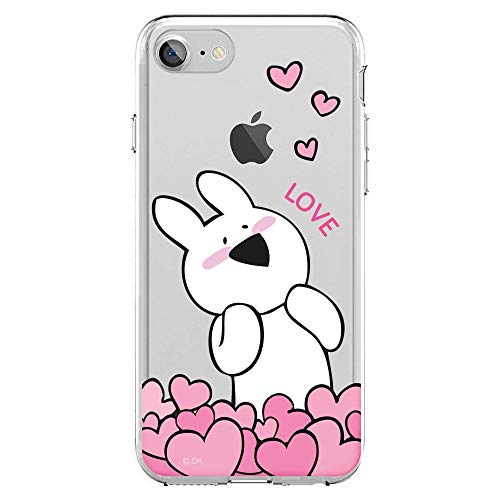 ロア インターナショナル DK iPhone 8/7 すこぶる動くウサギ クリアケース TJ-005 DK26291i8