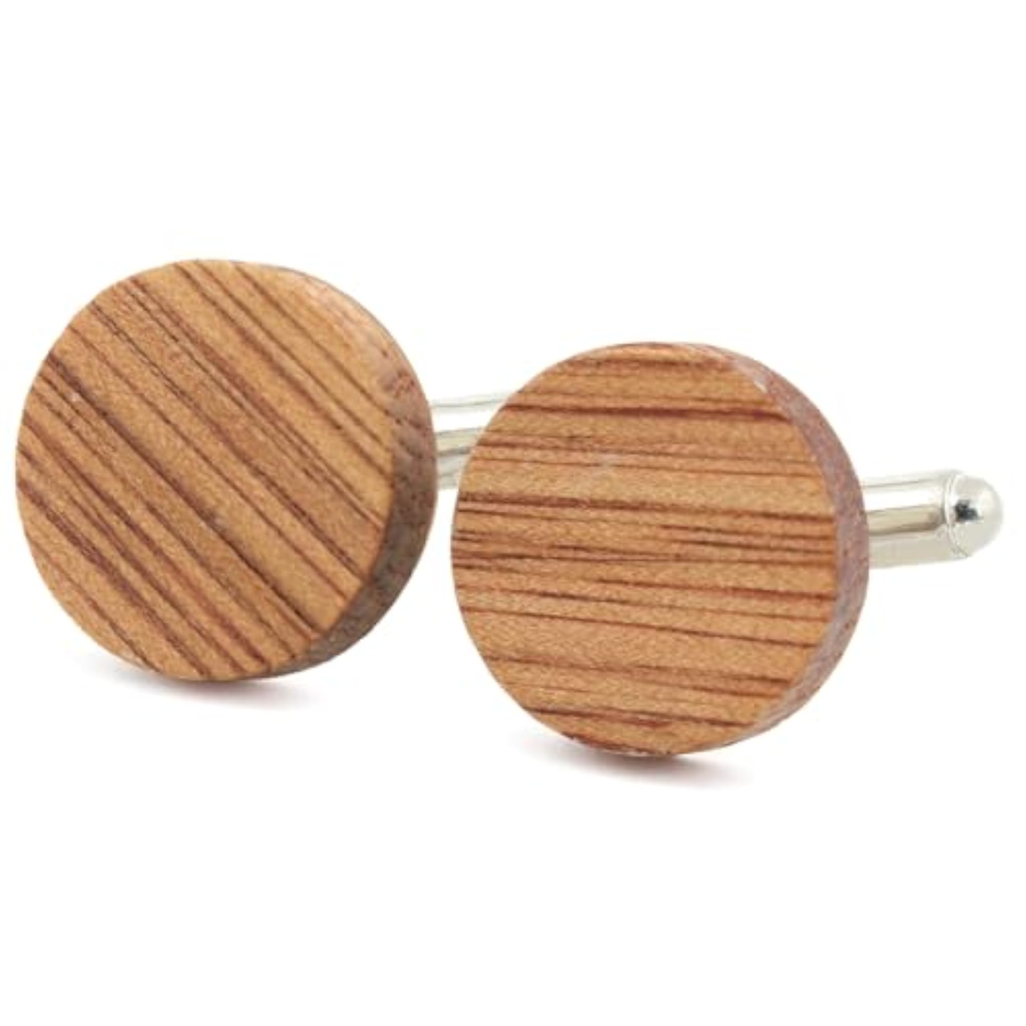 Men's Natural Wooden Premium Cufflinks, Unique Design