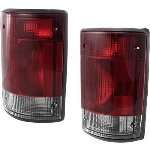 For Ford Econoline Van/Excursion Tail Light Assembly 2004-2014 Pair Driver And Passenger Side Dot Certified | Fo2800190 | Fo2801190 | 5C2Z 13405 Aa #TOP20