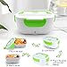 VECH Electric Lunch Box - 110v Heated Lunch Box - Electric Heating Lunch Box Food Heater Warming Bento Box for Home & Office Use (Green)