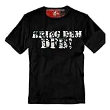 Volkspark Hamburg Streetwear Herren T-Shirt Krieg dem DFB in Camouflageoptik (Schwarz, XXL)