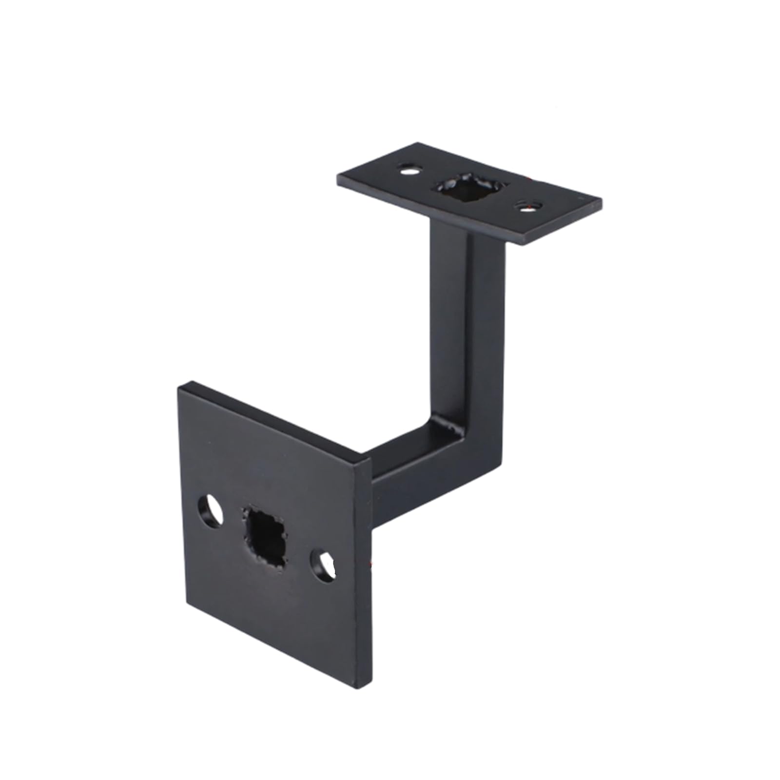Duty Black Steel Adjustable 270 Degree Rotating Bracket for Stair Railing and Wall Shelf Installation Strong Steel Parenthesis