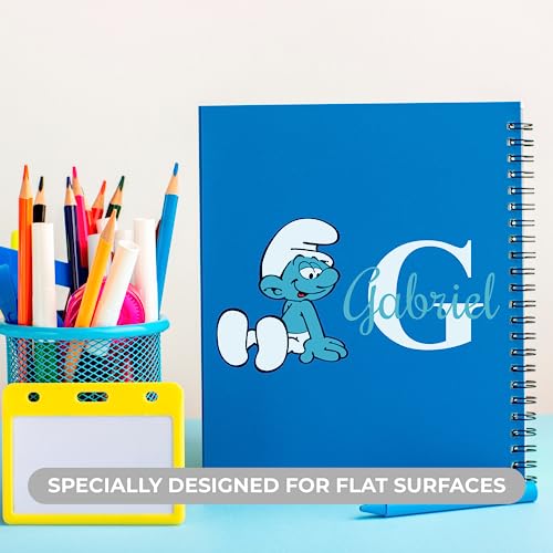 Vinilo decorativo personalizado The Smurfs para pared miniatura 3