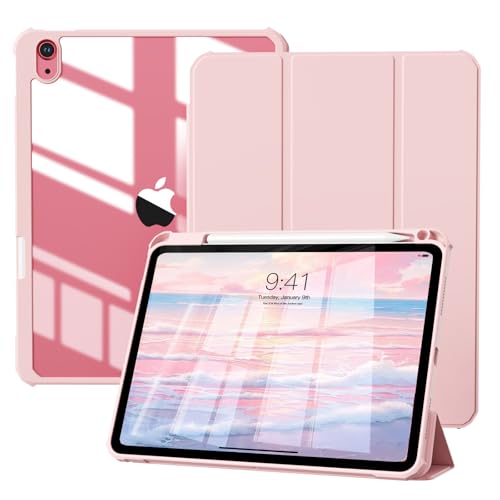 Coque iPad 10e génération transparente pour étudier et travailler à la maison
