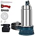 Zenselect Tauchpumpe, Tauchpumpen Kompatibel mit Makita 24V Akku, Schmutzwasserpumpe mit 10m Schlauch und 5m Verbindungskabel, Tauchpumpe Schmutzwasser für Pools Teiche Gartenbewässerung