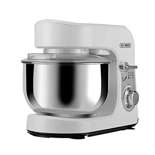 600W Standmixer, Tilt-Head-Elektromixer mit Spritzschutz, Eierschläger-Küchenmixer mit Teighaken und Mixer-Schlägern