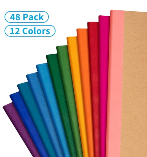 Carnets de notes lignés grand format Évitez le manque de pages avec 48 cahiers