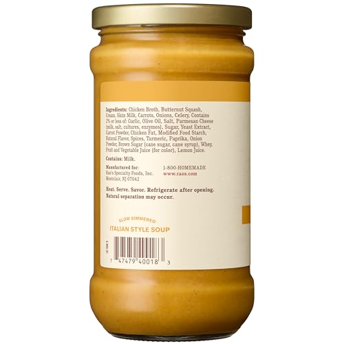 Image of Rao's Made For Home Butternut Squash Soup, 16 oz