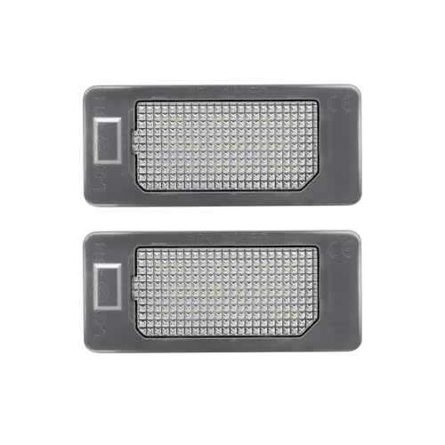 Lámpara matrícula LED Skoda Rapid Superb B8 Yeti bombillas traseras recambio iluminación coche 12V