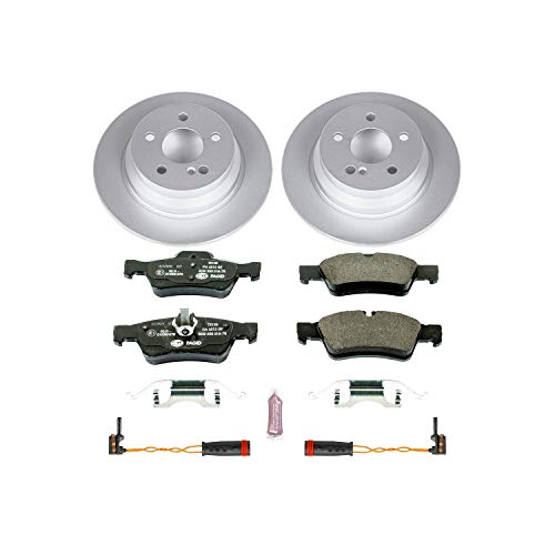 Image of Power Stop ESK5320 Rear Euro-Stop Brake Kit Mercedes and 2 Rear Sensor Wires For Mercedes-Benz E320 2003-2009, Mercedes-Benz E500 2004-2006 [Model Specific]