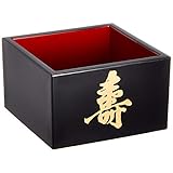 中谷兄弟商会 山中漆器 一合升 黒 寿 33-4704