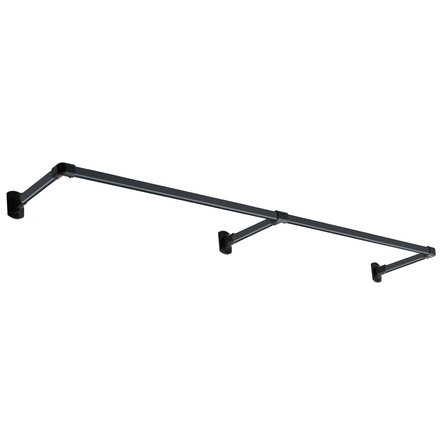 TOSO ハンギングバー H-1 H-2 ブラック　2組セット 楽天市場】ハンギングバー オーダー H-1 天井付 Cタイプセット