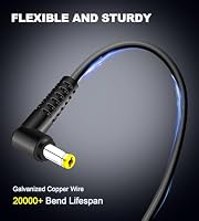 65W Ladekabel für Acer Aspire 3 5 E1 E3 E5 V3 V5 V7 E14 E15 ES1 A314 A315 A317 A514 5250 5253 5336 5349 5517 5532 5733 5742 5750 7560 Laptop Netzteil Ladegerät 5,5 x 1,7 mm – Ansicht 7