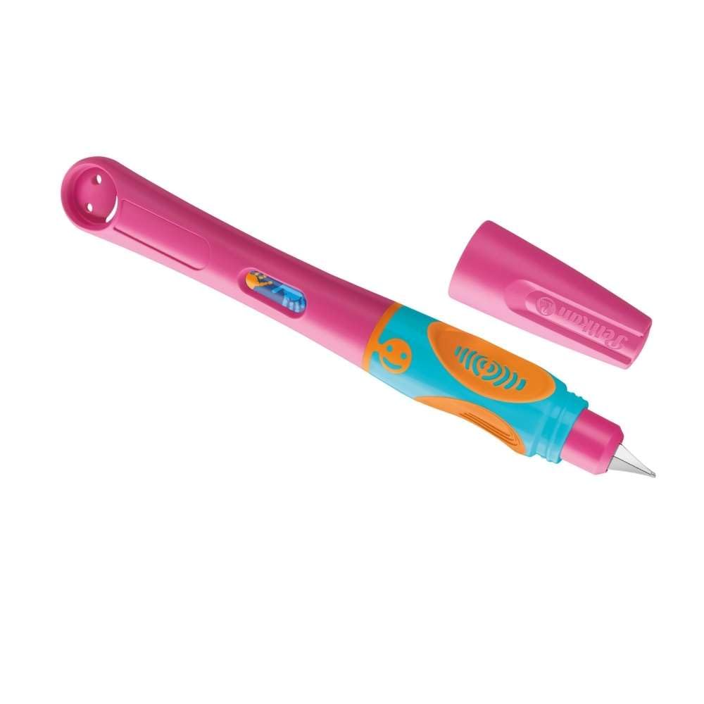 Pelikan Griffix Fountain Pen for Left-Handed Users with Twist Cap, LovelyPink, 1 piece in folding box 820257