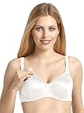 Anita Maternity Damen Nahtloser Sport-BH Still-BH, Einfarbig, Gr. 85B, Weiß (weiß 006)