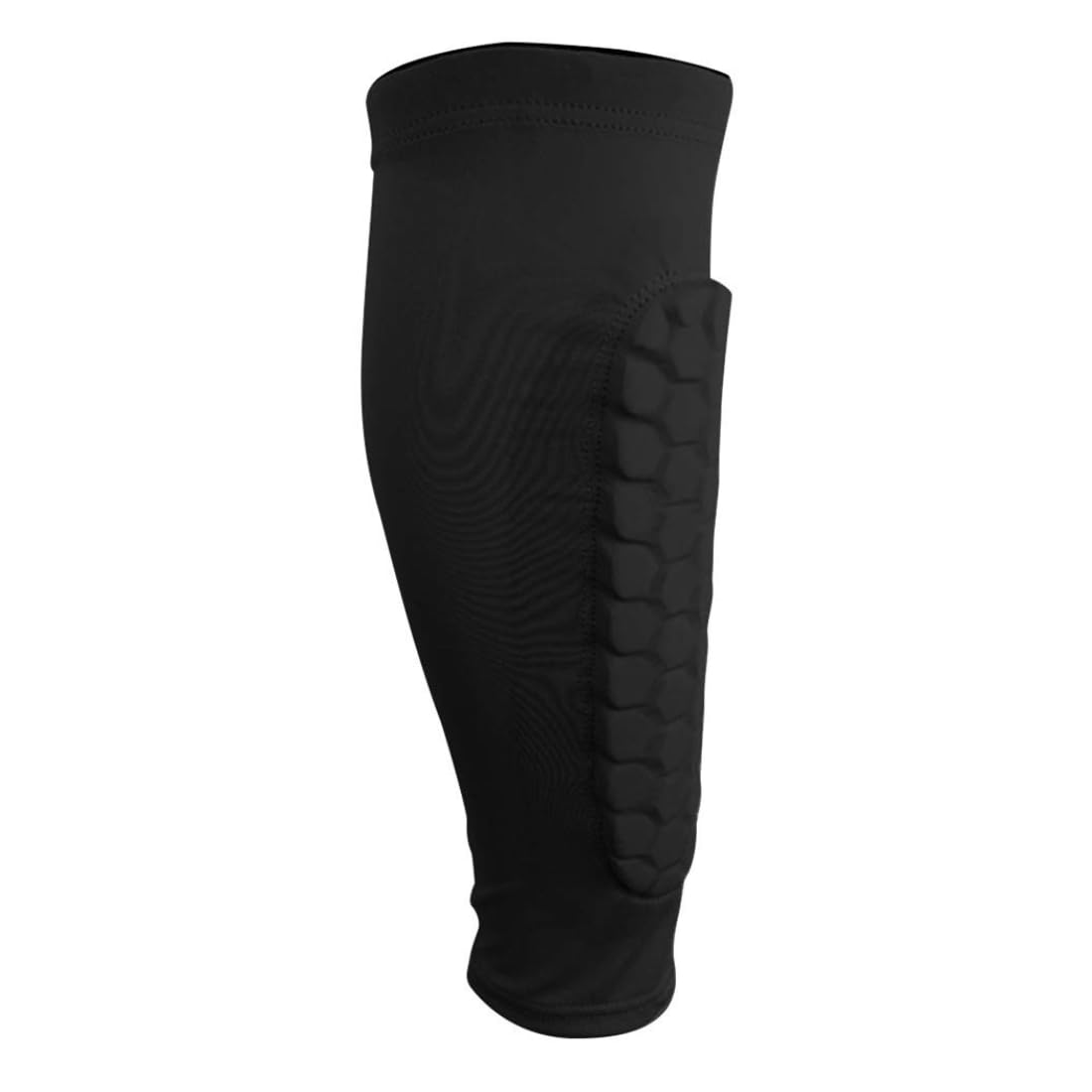 Honeycomb Shank Protection Foot Sock Men's Anti-collision Non-slip, Black-image-32