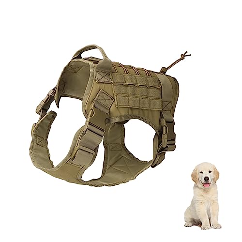 Toddmomy Dog Suit Vest 1000d Nylon Waterproof with Padded Straps for Service Suit Size l