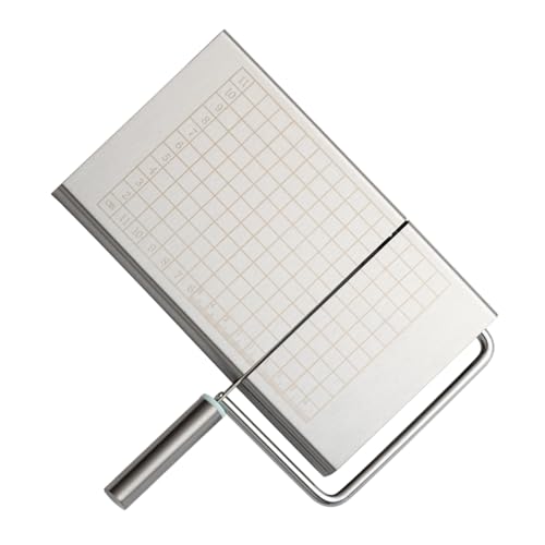 FUNNETOYU Macchina per taglierina vegetale taglierina per affettare frutta tavola per affettatore di formaggio in acciaio inossidabile utensile da taglio da cucina Silver