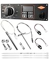 Control Panel Fit for Oklahoma Joe's Rider 600 900 Deluxe Wood Pellet Grill, Digital Controller Kit Fit for Oklahoma Joe's Wood Pellet Controller Board LCD Display, Not Fit for Large-LCD Rider DLX