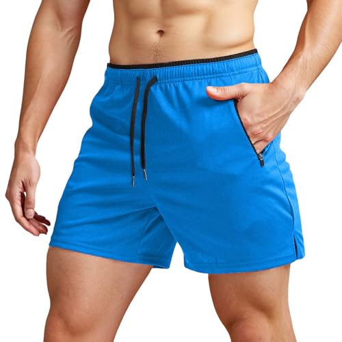 Generisch Herren-Laufshorts Himmelblau XXL