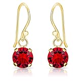 Diseño elegante, nuestros pendientes están en Plata de Ley 925 Plateado en Oro Amarillo impresa con auténtico Cristal de Swarovski Elements. LAS DOS PRIMERAS IMÁGENES NO REFLEJAN LA DIMENSIÓN REAL -