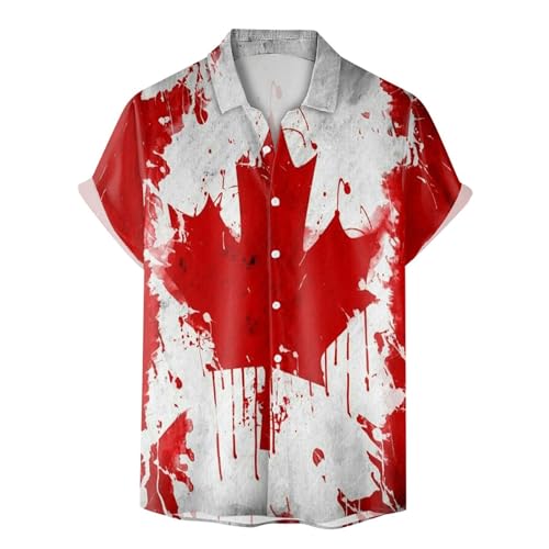 Chemise d'été imprimé 3D graphique à manches courtes coupe décontractée